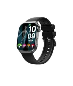 WELL TIME UP SMARTWATCH นาฬิกาสุขภาพ ความดันออกกำลังกาย ความเครียด รับสายโทรออก - BLACK
