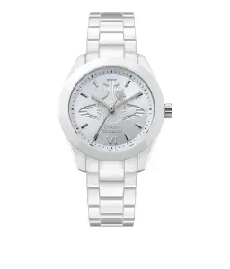 นาฬิกาข้อมือผู้หญิง FENCHURCH CERAMIC 28 มม. รุ่น VV358LBLWH สีขาว