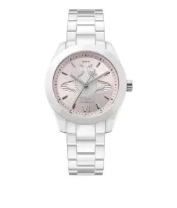 นาฬิกาข้อมือผู้หญิง FENCHURCH CERAMIC 28 มม. รุ่น VV358LPKWH สีขาว