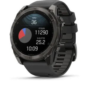 นาฬิกาข้อมือสมาร์ทวอทช์ยูนิเซ็กส์ FENIX 8 ขนาด 51 มม. สี Carbon Grey