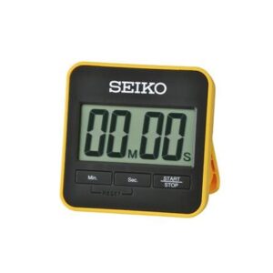นาฬิกาปลุก SEIKO CLOCKS QHY001Y 2.5 นิ้ว สีเหลือง