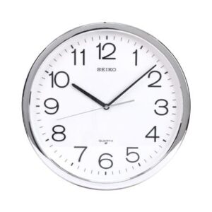 นาฬิกาแขวน SEIKO CLOCKS PAA020S 14 นิ้ว สีเงิน