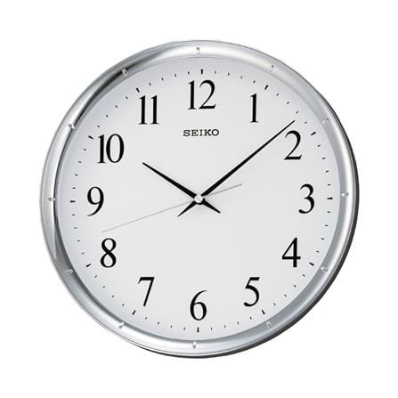 นาฬิกาแขวน SEIKO CLOCKS QXA417S 12.2 นิ้ว สีเงิน