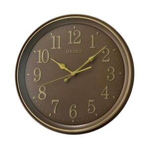นาฬิกาแขวน SEIKO CLOCKS QXA798B 13.3 นิ้ว สีน้ำตาล