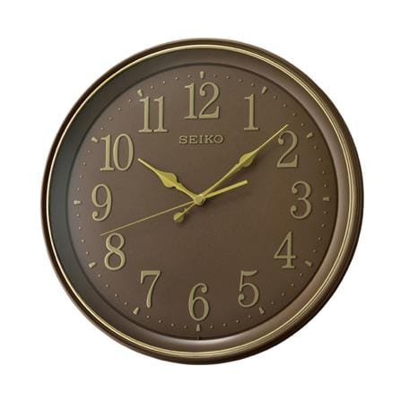 นาฬิกาแขวน SEIKO CLOCKS QXA798B 13.3 นิ้ว สีน้ำตาล